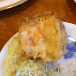 ぽん多本家 - 海老フライ断面
