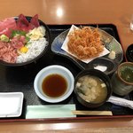 駿河路 - 駿河海鮮丼、桜えびかき揚げ