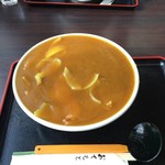 苗穂通り しあわせ食堂 - カレーそば（大盛り）