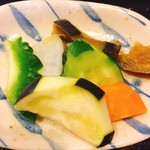 うな善 - お漬物♡ゴーヤ入りなん♪❤️