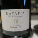 オルグイユ - 30年1月　Geoffroy Ratafia de Champagne Liqueur 