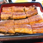 【2017年10月】うな重のアップ。