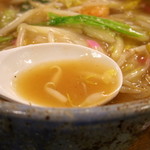 新来軒 - 2018年1月　スープ