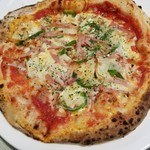 くろーば～+1 - 季節野菜とベーコンのピザ(小) 500円