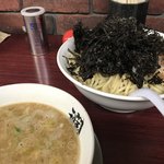 がっつり食堂ドカメン - 濃厚つけ麺(¥800)+特盛(¥100)+のり(¥230)