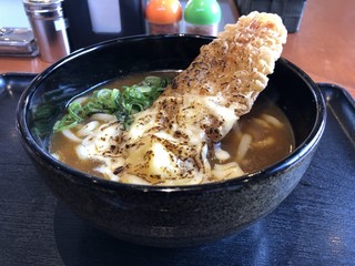 SALLY'S kitchen - 炙りチーズ海老天カレーうどん