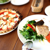 PIZZERIA347 by il pinolo - メインランチの魚とマルゲリータ
