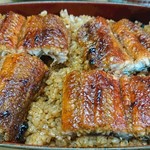 いづもや - 鰻のアップ