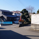 手打ちそば かめやま - 看板