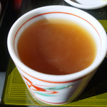 手打ちそば かめやま - そば湯