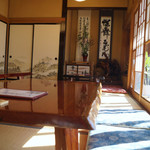 手打ちそば かめやま - 店内の様子