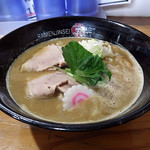 Ramen Jinsei Jetto Roppyaku - 鶏煮込みそば　４４杯目