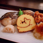 Nihon Ryouri Masuda - 鰆幽庵焼き、伊達巻き、牡蠣フライ