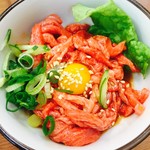 板前焼肉 一斗 - 牛タンユッケ