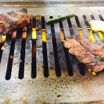 板前焼肉 一斗 - 上ハラミ　焼き焼き♪