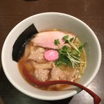ひのき屋 - 鶏の旨味醤油ワンタン麺