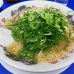 来来亭 - こってりラーメン、背脂多め・麺カタめ・ネギ多め