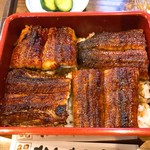 【2017年11月】うな重のアップ。