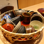 こころや - お猪口は選べます