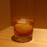こころや - 自家製梅酒ロック