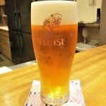 おおたに - エビス生ビールあ 800円（税別）。　　　　　　　　　2018.01.06