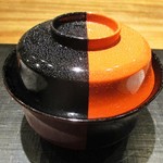 おおたに - 椀物：竹の子真丈のお椀。　　　　　　2018.01.06