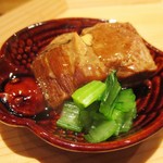 おおたに - 八寸の 三河もち豚の角煮。　　　　　　2018.01.06