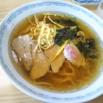 西竹食堂 - 中華そば ５００円(税込)(2018年1月3日撮影)