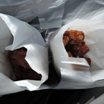 太閤 - 「骨なしモモ」10個(400円200g 5個×2) 　「手羽先」　　 4本(360円200g 4本) 　800+360＝合計1210円