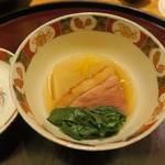 日本料理 太月 - 30年1月　聖護院蕪、合鴨治部煮　小松菜