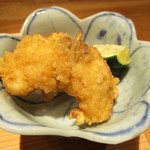 おおたに - 八寸の ふぐの唐揚げ。　　　　　　2018.01.06