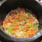 おおたに - ご飯物：鯛と桜海老と新ごぼうの炊き込みご飯。　　　　　　2018.01.06