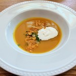 パニエ レストラン - かぼちゃとりんごのポタージュ