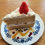 パニエ レストラン - いちごのショートケーキ