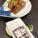 お通しの煮凝り