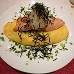 ジャンジャンブル - 秋鮭のオムライス