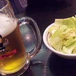 世界の山ちゃん - おビールと　きゃべつ