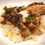 マーボー豆腐 黄金チャーハン掛け