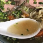 食い味の道有楽 - 澄まし汁仕立てのスープ