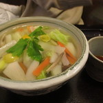 蕎茶亭まるやま - 限定の七菜そば