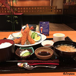 日本料理介寿荘 - 海老フライ膳