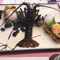中納言 千日前味楽館 - 伊勢海老の活造り
