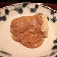 二条城ふる田 - 揚げ海老芋と海老味噌