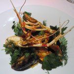 コポンノープ - ラングスティーヌのペスカトーレ　手打ちのタリオリーニと共に