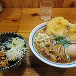 中華蕎麦 みず川 - 三代とりそば+チャーシュー丼