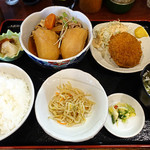 Himawari - 肉じゃが＆メンチカツ定食