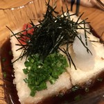 lightly deep-fried tofu