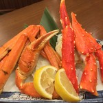 魚や一丁 - 【'18.1月初】タラバ＆ズワイ食べ比べ（小）