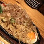 Grilled udon noodles originating from Kokura
