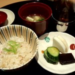 花小路 さわ田 - 食事（蟹ご飯）